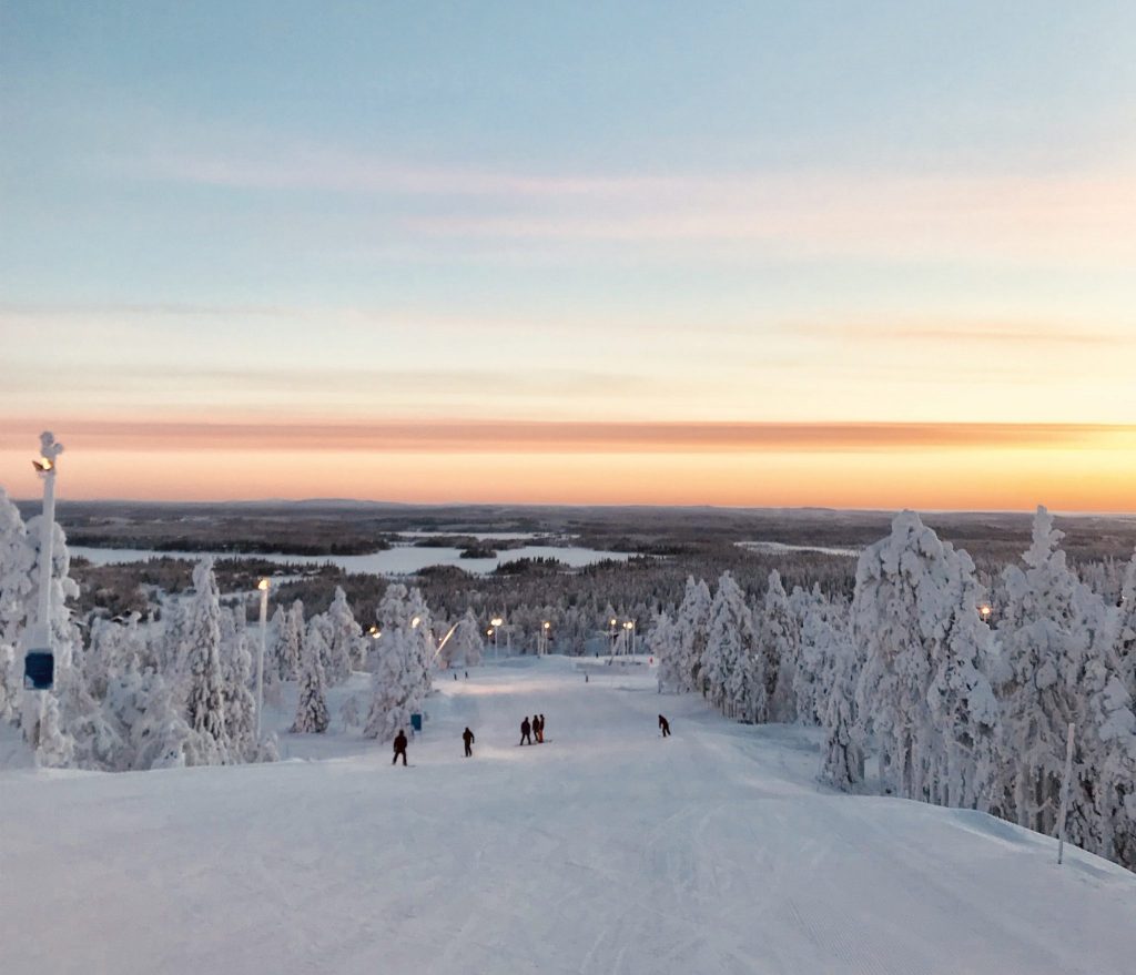 Ruka - skiing - Finnish Lapland